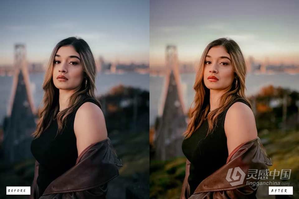 20个焦糖人像摄影后期调色Lightroom预设 20 Caramel Lightroom Presets  灵感中国网 www.lingganchina.com