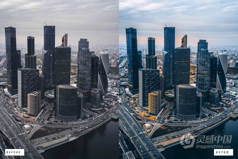 25个旅拍城市风光后期调色Lightroom预设 25 Urban Lightroom Presets  灵感中国网 www.lingganchina.com