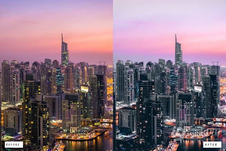 25个旅拍城市风光后期调色Lightroom预设 25 Urban Lightroom Presets  灵感中国网 www.lingganchina.com