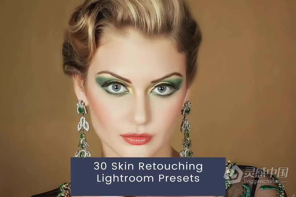 30个人像美容修饰Lightroom预设 30 Skin Retouching Lightroom Presets  灵感中国网 www.lingganchina.com