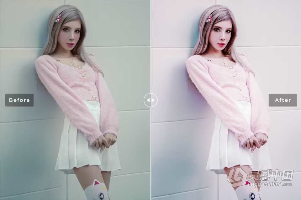 粉彩人像摄影调色Lightroom预设 Cherry Quartz Lightroom Presets  灵感中国网 www.lingganchina.com