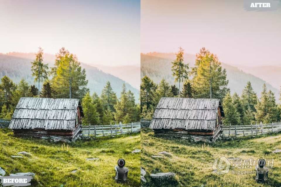 INS魔幻电影风光调色Lightroom预设 Insta Theme Lightroom Presets  灵感中国网 www.lingganchina.com