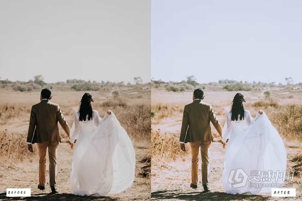 30个电影婚礼跟拍胶片Lightroom预设 30 Wedding Lightroom Presets  灵感中国网 www.lingganchina.com