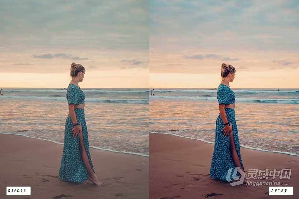 20个时尚人像摄影调色Lightroom预设 20 Fashion Beach Lightroom Presets  灵感中国网 www.lingganchina.com