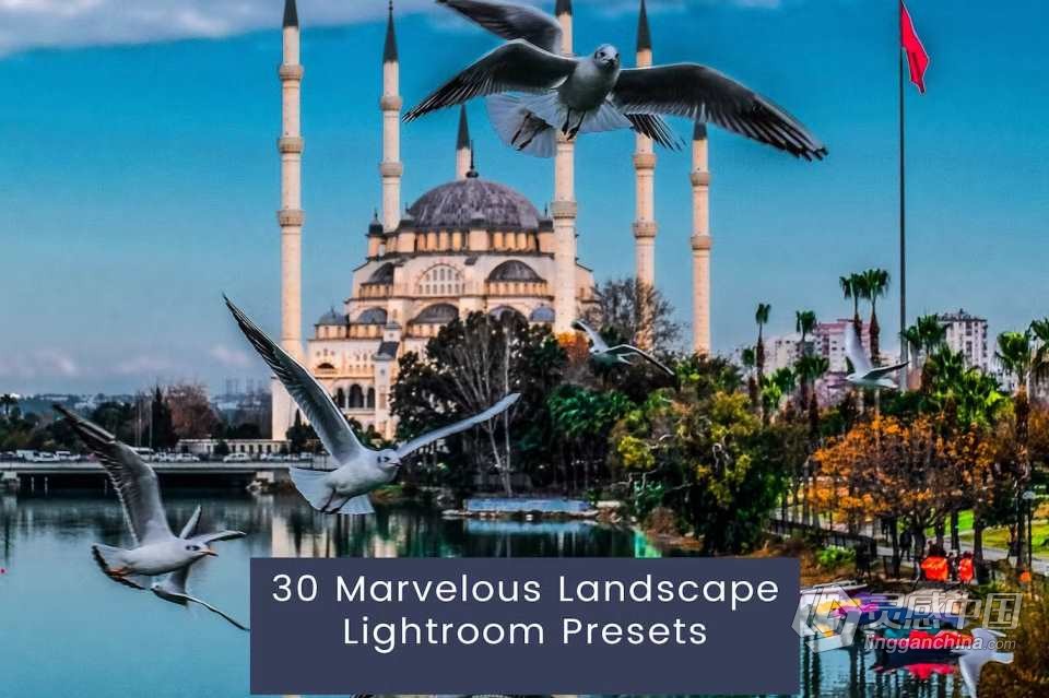 30个奇妙风光摄影调色lr预设 30 Marvelous Landscape Lightroom Presets  灵感中国网 www.lingganchina.com