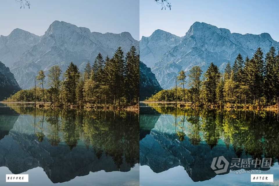 30个奇妙风光摄影调色lr预设 30 Marvelous Landscape Lightroom Presets  灵感中国网 www.lingganchina.com