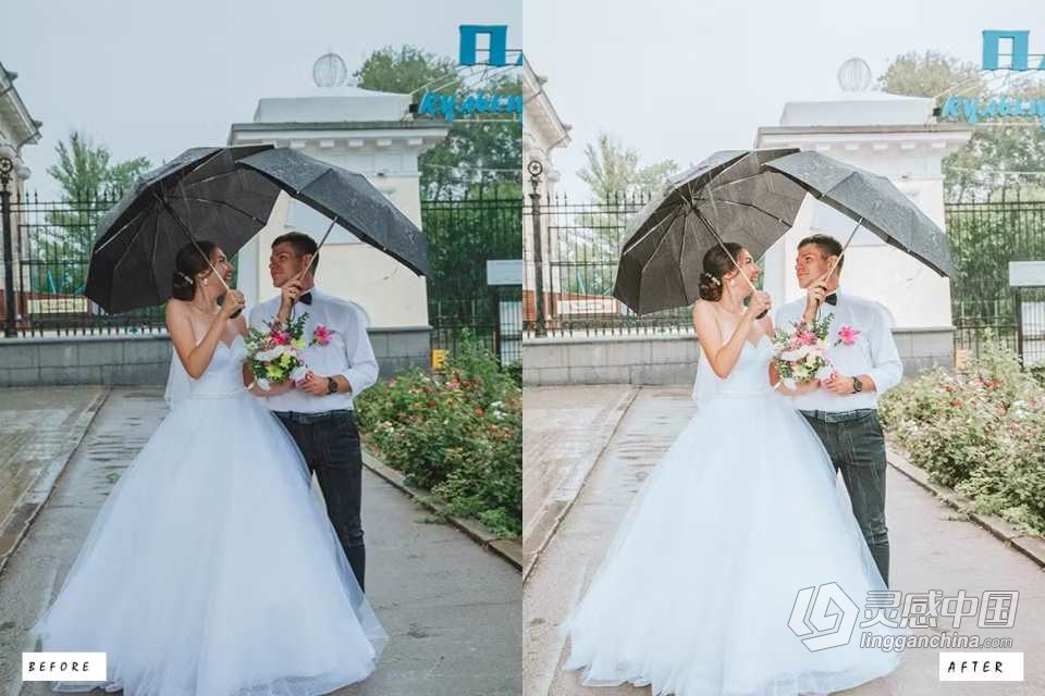 明亮通透婚礼人像Lightroom预设 20 Bright and Airy Lightroom presets  灵感中国网 www.lingganchina.com