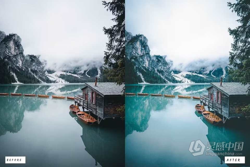 旅拍森系电影人像调色Lightroom预设 Adventure Lightroom Presets  灵感中国网 www.lingganchina.com