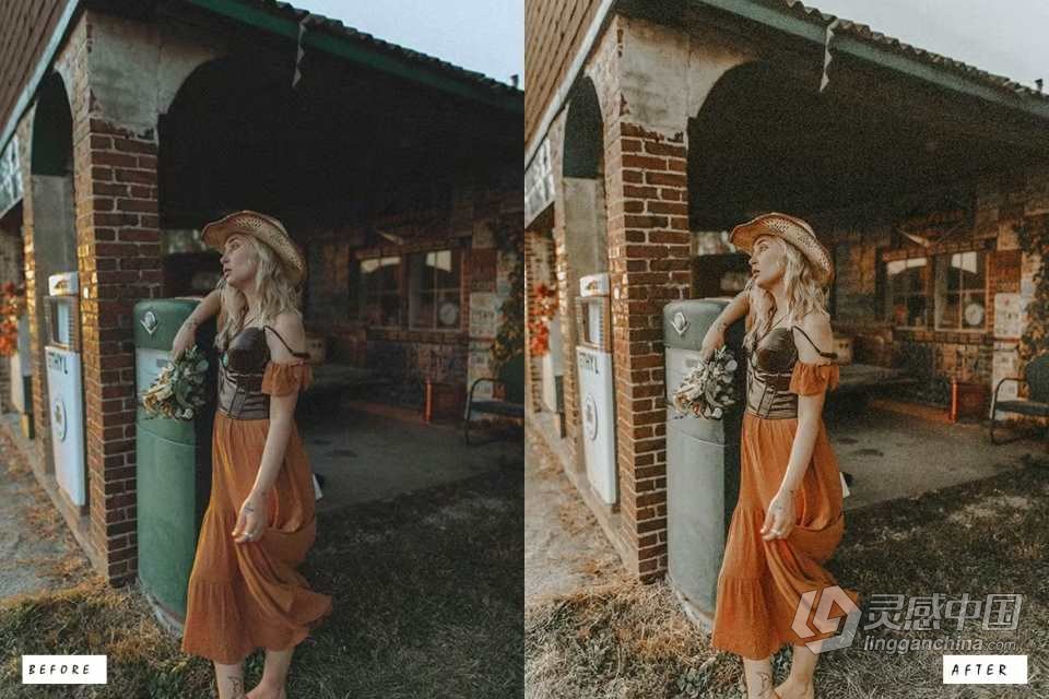 暖调复古胶片人像Lightroom预设 Aperol Spritz Lightroom Presets  灵感中国网 www.lingganchina.com