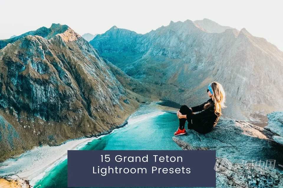 15个旅拍电影风光人像Lightroom预设 15 Grand Teton Lightroom Presets  灵感中国网 www.lingganchina.com