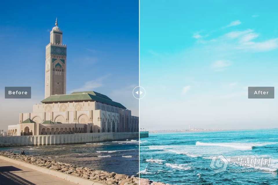 卡萨布兰卡旅拍电影风光Lightroom预设 Casablanca Lightroom Presets  灵感中国网 www.lingganchina.com