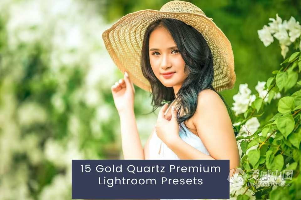 复古胶片人像Lightroom预设 Gold Quartz Premium Lightroom Presets  灵感中国网 www.lingganchina.com