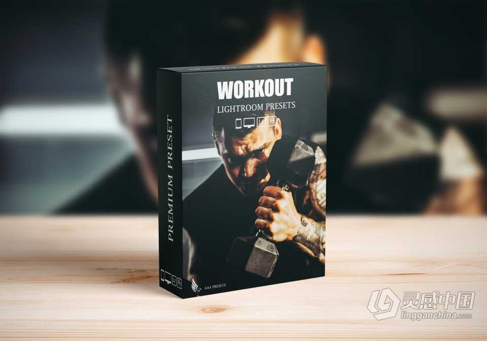 健身房健身运动人像摄影Lightroom预设 Gym And Fitness Preset  灵感中国网 www.lingganchina.com