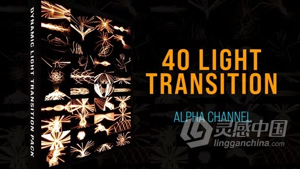 AE模板-灯线光线过渡动画AE模板下载 Light Lines Transition Pack  灵感中国网 www.lingganchina.com