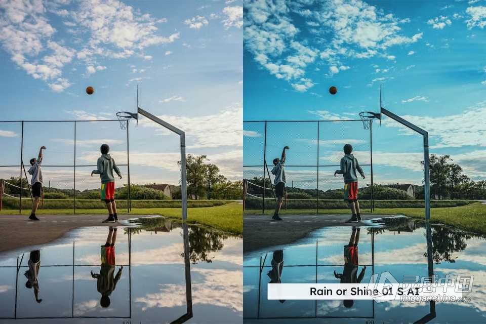 篮球运动人像AI人工智能Lightroom预设及电影视频调色LUT预设 Basketball Lightorom Presets and LUTs  灵感中国网 www.lingganchina.com