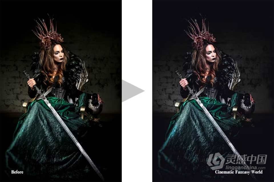 电影魔法Lightroom预设 Cinematic Magic Lightroom Presets  灵感中国网 www.lingganchina.com