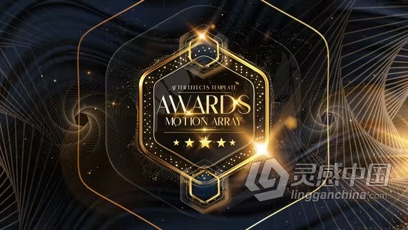 AE模板-颁奖典礼晚会活动公司年会时装秀婚礼包装AE模板下载 Awards Pack  灵感中国网 www.lingganchina.com