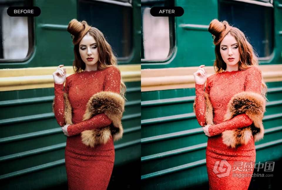 时尚杂志人像Lightroom预设 20 Fashion Lightroom Presets  灵感中国网 www.lingganchina.com