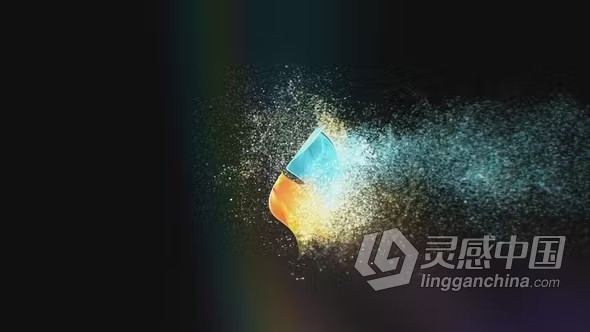 AE模板-粒子特效演绎LOGO动画视频AE模板下载 Particles Magical Logo  灵感中国网 www.lingganchina.com