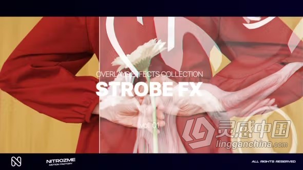 AE模板-频闪效果叠加动画AE模板下载 Strobe Effects Overlays Collection Vol. 01  灵感中国网 www.lingganchina.com