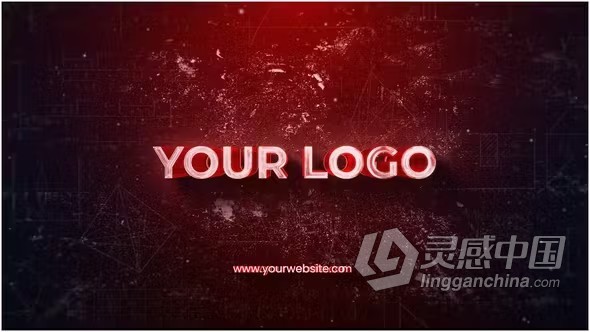 AE模板-Grunge变形LOGO动画片头片尾AE模板下载 Grunge Logo Animation  灵感中国网 www.lingganchina.com