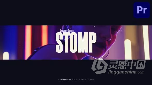 品牌宣传商业广告时尚开场白PR模板下载 Dynamic Stomp Opener for Premiere Pro  灵感中国网 www.lingganchina.com