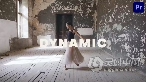 时尚动感开场视频片头PR模板下载 Dynamic Promo  灵感中国网 www.lingganchina.com