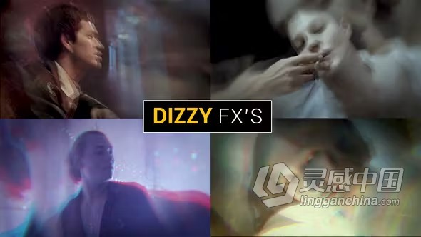 30种像差眩晕幻觉效果电影倒叙醉酒梦境包装特效PR模板下载 Dizzy Effects  灵感中国网 www.lingganchina.com