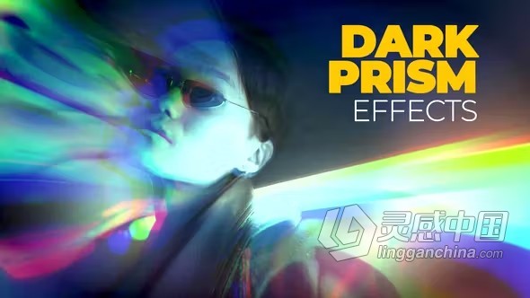 10种暗棱镜效果万花筒般迷幻特效叠加PR模板下载 Dark Prism Effects  Premiere Pro  灵感中国网 www.lingganchina.com