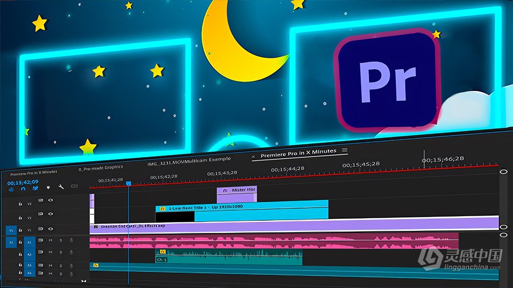 Premiere Pro高效视频剪辑工作流程视频教程 Learn BLAZING Fast Editing Technique in  灵感中国网 www.lingganchina.com