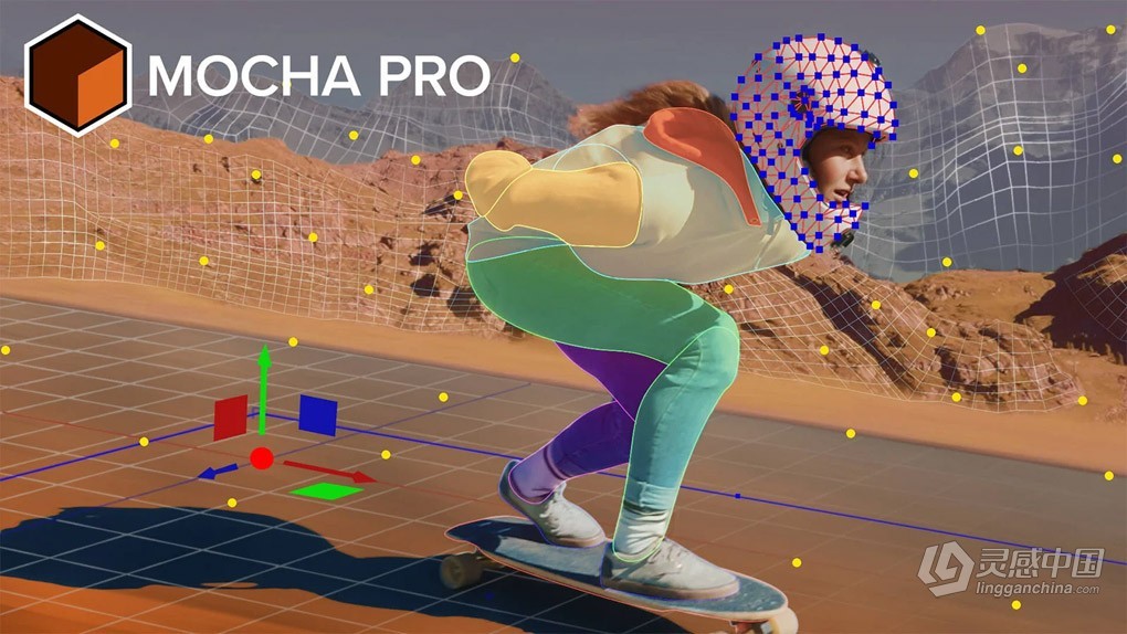 Mocha Pro 2024 v11.0.0 Win中文汉化版 摄像机反求跟踪摩卡独立软件/AE/PR/达芬奇OFX插件  灵感中国网 www.lingganchina.com