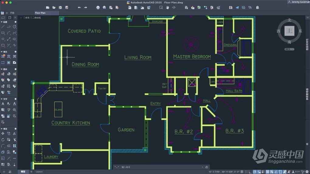 二维三维CAD绘图软件 Autodesk AutoCAD 2025 v25.0.1 Mac中文多语言版下载 支持M1/M2/M3激活  灵感中国网 www.lingganchina.com