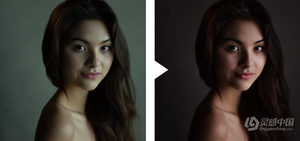 31款高端人像婚礼摄影肤色背景AI增强调色Lightroom预设 Visual Flow – AI Retouching Toolkit  灵感中国网 www.lingganchina.com