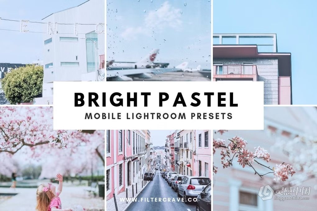 5款明亮柔和清新日系风格摄影后期调色Lightroom预设 Bright Pastel Lightroom Presets  灵感中国网 www.lingganchina.com