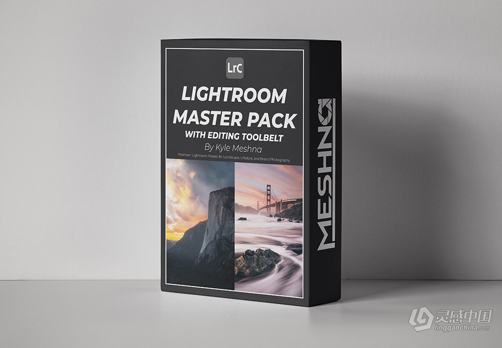 36款经典旅拍风光摄影后期调色Lightroom预设 Lightroom Presets – The 2024 Meshna Masterpack  灵感中国网 www.lingganchina.com