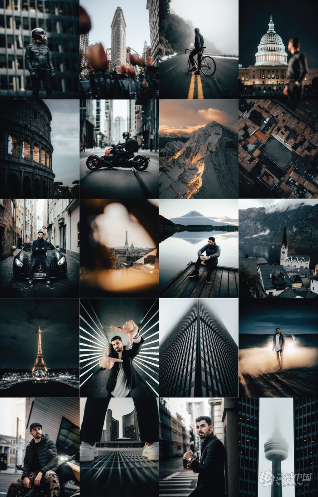 74款INS网红油管大神 Alen Palander 人文风光旅拍肖像四季纽约6套Lightroom 预设合集 Ultimate Preset Bundle – 74 Premium Presets  灵感中国网 www.lingganchina.com