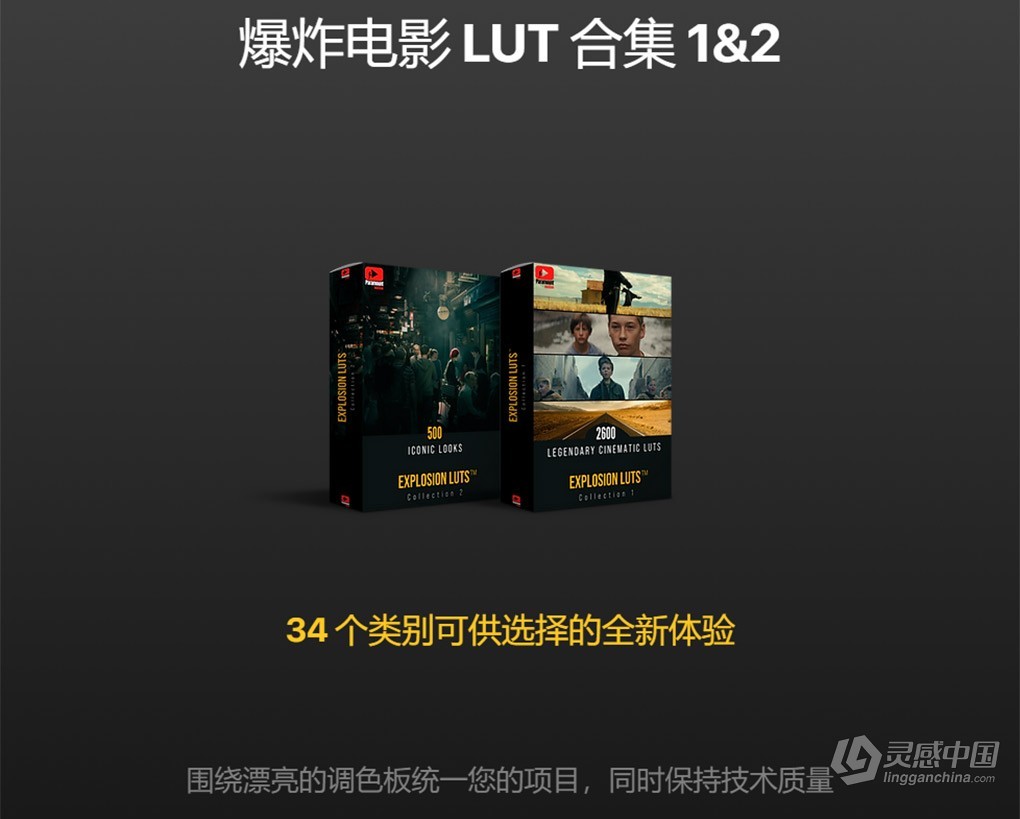 Paramount Motion 终极电影视频制作音效音乐转场LUT调色视频素材合集包 ULTIMATE Filmmaker Bundle  灵感中国网 www.lingganchina.com