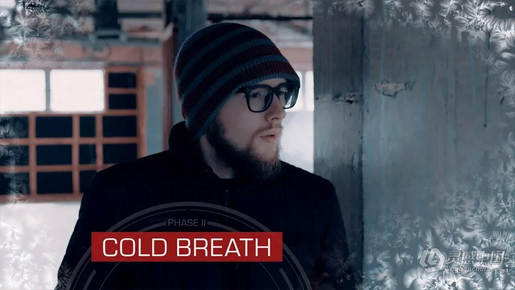 30个冰冷寒冬口鼻呼气哈气水雾水汽4K叠加动画4K视频素材 ActionVFX – Cold Breath  灵感中国网 www.lingganchina.com