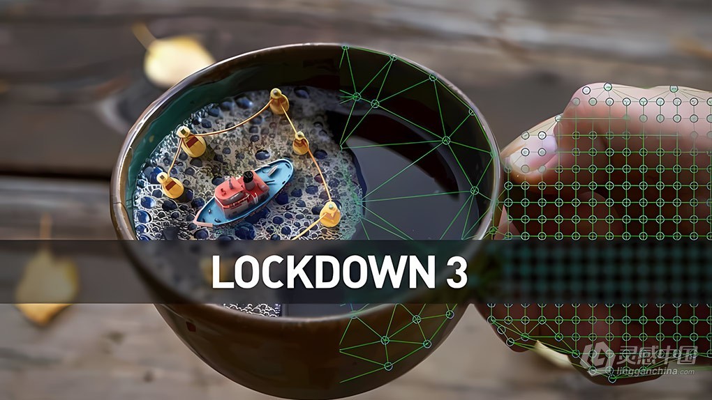 物体表面跟踪特效合成高级工具AE插件 Lockdown v3.0.4 Win中文版  灵感中国网 www.lingganchina.com