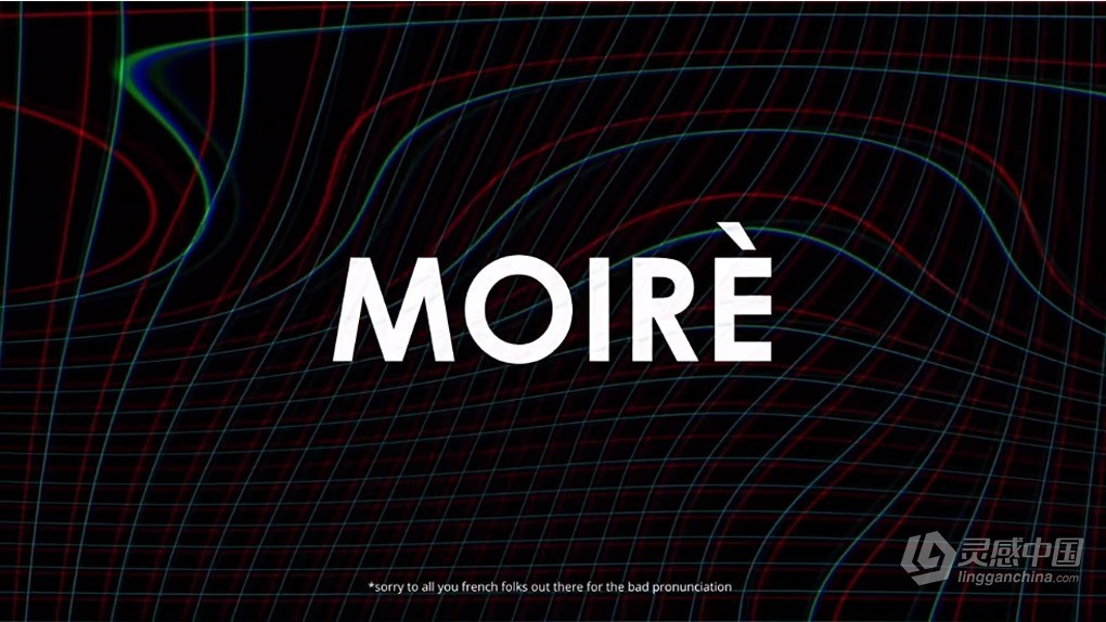 复古视频摩尔纹VHS外观显示生成特效AE脚本 Moiré v1.5 汉化版 + 使用教程  灵感中国网 www.lingganchina.com