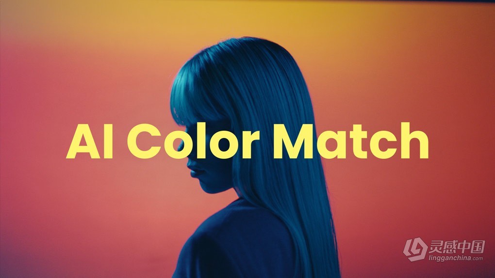 人工智能色彩匹配视频调色AE/PR插件 AI Color Match v1.3.1 Win +使用教程  灵感中国网 www.lingganchina.com