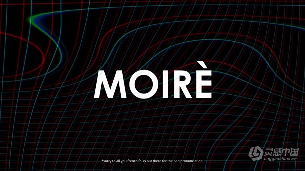 复古视频摩尔纹VHS外观显示生成特效AE脚本 Moiré v1.6 汉化版 + 使用教程  灵感中国网 www.lingganchina.com