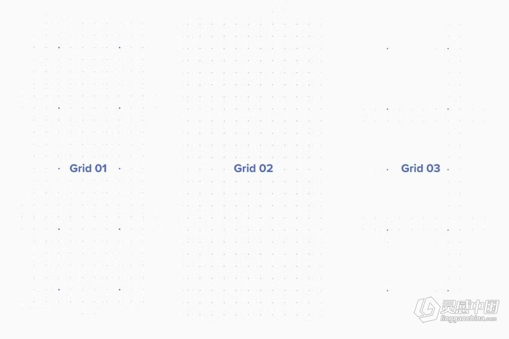 12款创意几何网格背景布局图形设计矢量模板图片素材 Essential Geometry Grid Backgrounds  灵感中国网 www.lingganchina.com