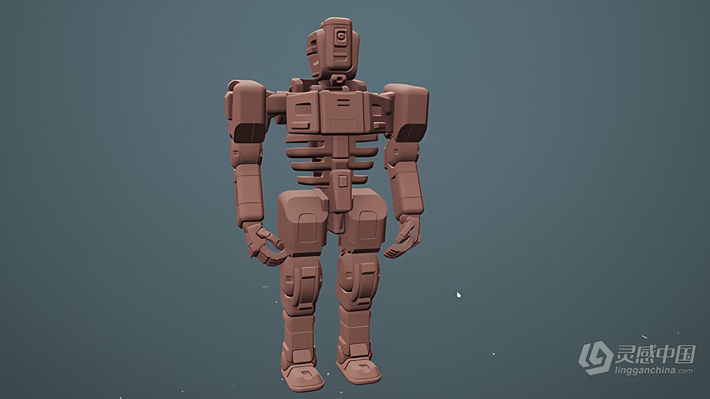 Substance Modeler复杂科幻3D机器人设计视频教程 Designing a 3D Robot in Substance Modeler  灵感中国网 www.lingganchina.com