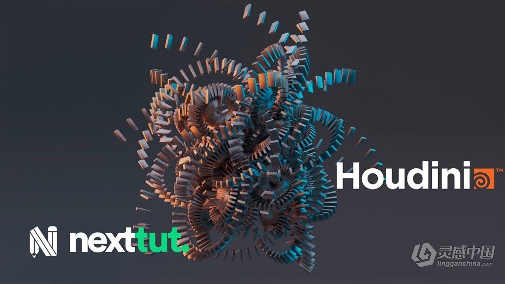 Houdini工业光魔艺术家影视级环境场景制作视频教程 Houdini For Motion Graphics Course Trailer  灵感中国网 www.lingganchina.com