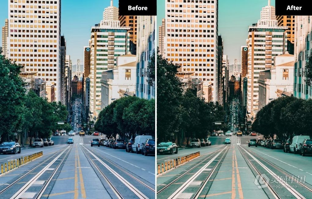 城市风光摄影Lightroom预设 6 Chic city Lightroom and Photoshop Presets  灵感中国网 www.lingganchina.com