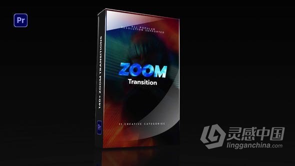 140种无缝缩放效果视觉特效过渡-PR模板 Zoom Transition  灵感中国网 www.lingganchina.com