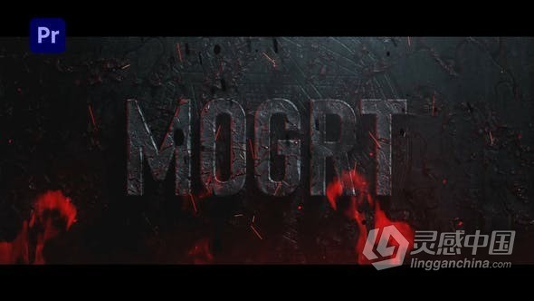 史诗恐怖血腥邪恶氛围游戏电影视频标题预告片-PR模板 Horror Trailer Titles MOGRT  灵感中国网 www.lingganchina.com