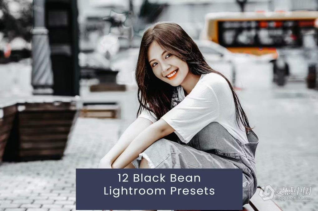 12种中性灰电影人像Lightroom预设 Black Bean Lightroom Presets  灵感中国网 www.lingganchina.com