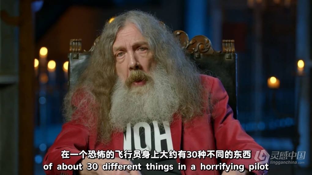 BBCMaestro – 国际知名的作家Alan Moore创作迷人故事-中英字幕 Alan Moore - Storytelling  灵感中国网 www.lingganchina.com